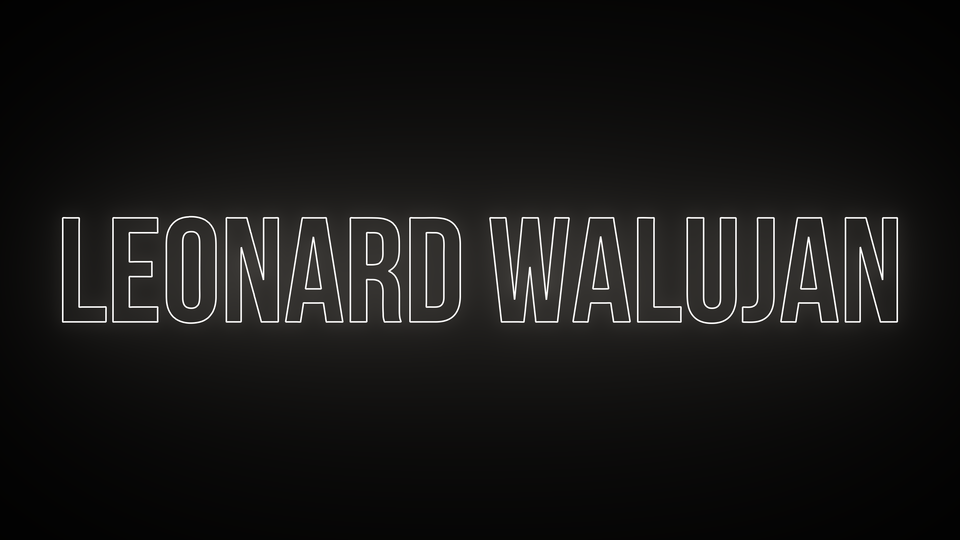 Leonard Walujan VFX Logo Horizontal